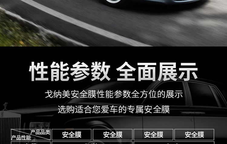 汽车隔热膜详情页设计