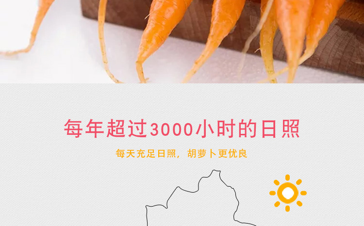 胡萝卜汁详情页设计